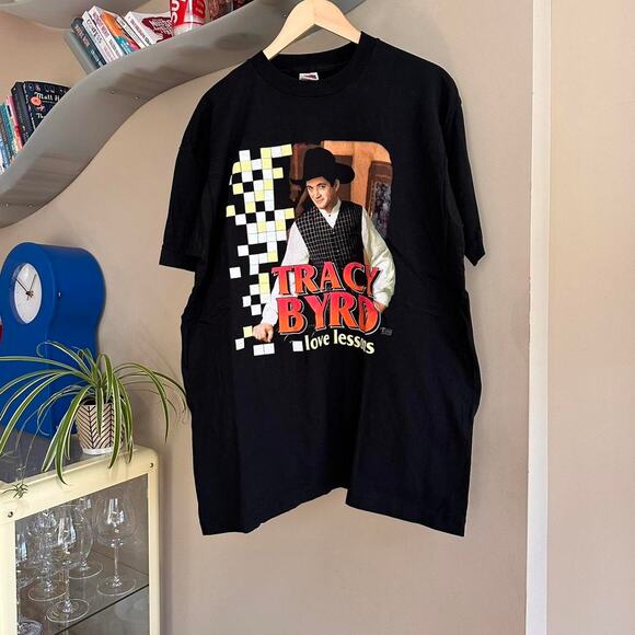 Vintage 90's Tracy Byrd Love Lessons Tour Shirt - Picture 1 of 6
